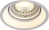 Einbaurahmen Mattes Weiß blendfrei schwenkbar 827W Ø75 mm Produktbild-Vorschau 3