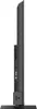Side view of a black flat-screen television on a stand. Produktbild-Vorschau