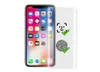 A smartphone screen protector with graphics indicating face and fingerprint recognition. Produktbild-Vorschau
