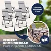 Casaria Set 4 Sedie da Giardino Pieghevoli Regolabili 7 Anteprima dell’immagine prodotto 14