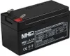 MHPower MS1.3-12 VRLA AGM-accu, 12V/1,3Ah Productafbeelding-voorbeeld 1