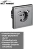 Schutzkontakt-Steckdose McPower "Shallow", 2x USB-A - Produktbild-Vorschau 4