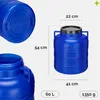 Garronda 60 Liter BPA-freies Fass und Futtertonne Produktbild-Vorschau 3