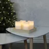 Bougies en cire LED 'May', set de 4, blanc Voir les images du produit 10