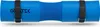 A blue barbell pad with black straps, lying on a white background. Náhled obrázku produktu
