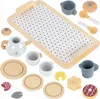 Holz Teeservice für Kinder – 17-teiliges Rollenspiel-Set Produktbild-Vorschau 7