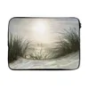 MuchoWow® Laptop Hülle 14 ZollSand - Gras - Sonne Produktbild-Vorschau 1