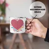 Trendation - Häkeln Emaille Tasse Geschenk Valentinstag Produktbild-Vorschau 2