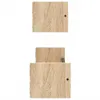 vidaXL Nástěnné police s tyčí 2 ks Dub Sonoma 60x16x14 cm Náhled obrázku produktu 5