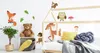 Muralo Nástěnná samolepka Happy Forest Animals with the Náhled obrázku produktu 1