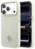 Custodia Guess con motivo a righe e logo 4G, color beige, Anteprima dell’immagine prodotto 1