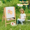 GOPLUS Staffelei, Kindertafel, Doppelseitige Faltbare Produktbild-Vorschau 2