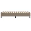 A bed frame with wooden slats and black legs, shown from the side against a white background. Anteprima dell’immagine prodotto