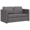 vidaXL Bodensofa mit Schlaffunktion Grau 112x174x55 cm Produktbild-Vorschau 4