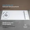 doporro Duschtasse Duschwanne 90x100x3cm aus Mineralguss in Produktbild-Vorschau 7