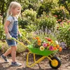 COSTWAY – dziecięca taczka, plastikowa taczka z oponami Podgląd zdjęcia produktu 2