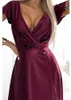 Numoco. Vestido de fiesta para mujer, color burdeos, talla Vista previa de la imagen del producto 6
