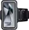 A black sport armband holding a smartphone. Náhled obrázku produktu