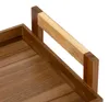 Servierwagen aus Holz mit Rollen und 3 Ablageebenen Produktbild-Vorschau 4