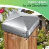 Pfostenkappe 10x Pyramide Abdeckkappe für Pfosten Zaunpfahl Produktbild-Vorschau 2