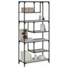 vidaXL Knihovna Grey Sonoma 81x36x176 cm Materiál na bázi Náhled obrázku produktu 3