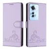 Leder Hülle für Oppo Reno11F Süße Katze Flip Case Produktbild-Vorschau 2