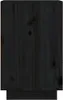 Nachttisch Schwarz 40x34x55 cm Massivholz Kiefer , Produktbild-Vorschau 6