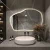 Lustro LED z oświetleniem - 90 x 58,5 cm - lustro ścienne Podgląd zdjęcia produktu 6