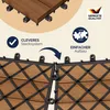 CASARIA® Holzfliesen FSC®-zertifiziertes Akazienholz 2m² Produktbild-Vorschau 3