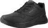 A black Skechers women's trainer shoe is shown from a side angle against a white background. Anteprima dell’immagine prodotto