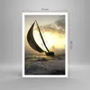 Poster - Poster ohne Rahmen - Schiff Sonnenuntergang Sonne Produktbild-Vorschau 4