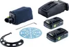 A collection of Festool power tool accessories laid out on a white background. Voir les images du produit