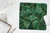 MuchoWow® Mauspad Mousepad Smaragd - Gold - Abstrakt - Produktbild-Vorschau 5