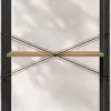 Regał na książki dąb artisan czarny 120 cm 4 półki loftowy Podgląd zdjęcia produktu 5