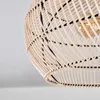 Chadid moderne Deckenlampe aus Metall/Bambus in Produktbild-Vorschau 6
