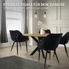 ML-Design 4er Set Esszimmerstuhl mit Rückenlehne, Schwarz, Produktbild-Vorschau 5