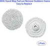 Two mop pads for a robot vacuum cleaner are shown against a white background. Produktbild-Vorschau
