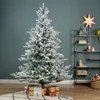 Weihnachtsbaum verschneit Grandis Tanne klappbar Baum Produktbild-Vorschau 3