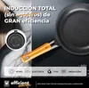BRA A281222, Kulatý, Univerzální pánev, Černá, Oranžová, Náhled obrázku produktu 2