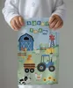 Detexpol Detská osuška 30x50 Farm modrá detská bavlna 25T Náhľad obrázku produktu 2
