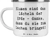 Mr. & Mrs. Panda Haferl Spruch Florist Erde Lächeln - Weiß Produktbild-Vorschau 1