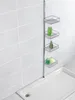 WENKO Teleskop Regal Ecke Bad Dusche Ablage Edelstahl Produktbild-Vorschau 4