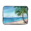 MuchoWow® Laptop Hülle 13 Zoll Strand - Palme - Meer Produktbild-Vorschau 1