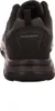 The back view of a black Skechers sneaker. Voir les images du produit