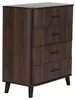 Commode HWC-P42, buffet, 4 tiroirs, MDF 92 x 80 x 40 cm ~ Voir les images du produit 13