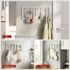 WOLTU Wandgarderobe, mit 8 drehbaren Garderobenhaken, aus Produktbild-Vorschau 5