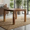 FineBuy Esstisch Massivholz Sheesham 80x80 cm Dunkelbraun Produktbild-Vorschau 1