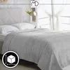 Coperta copriletto a righe poltrona letto grande grigio Anteprima dell’immagine prodotto 8