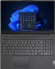 A top-down view of an open laptop with the screen displaying the Windows 11 interface. Produktbild-Vorschau