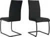Möbilia Freischwinger-Stuhl 2er Set | Kunstleder | Produktbild-Vorschau 1